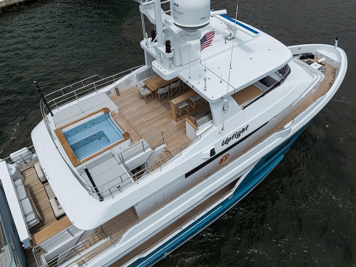 a boat on the water aboard UPTIGHT Yacht for Sale