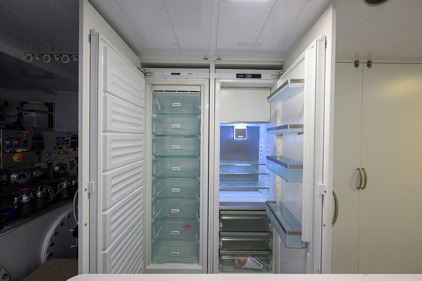 a room with a door open aboard UPTIGHT Yacht for Sale