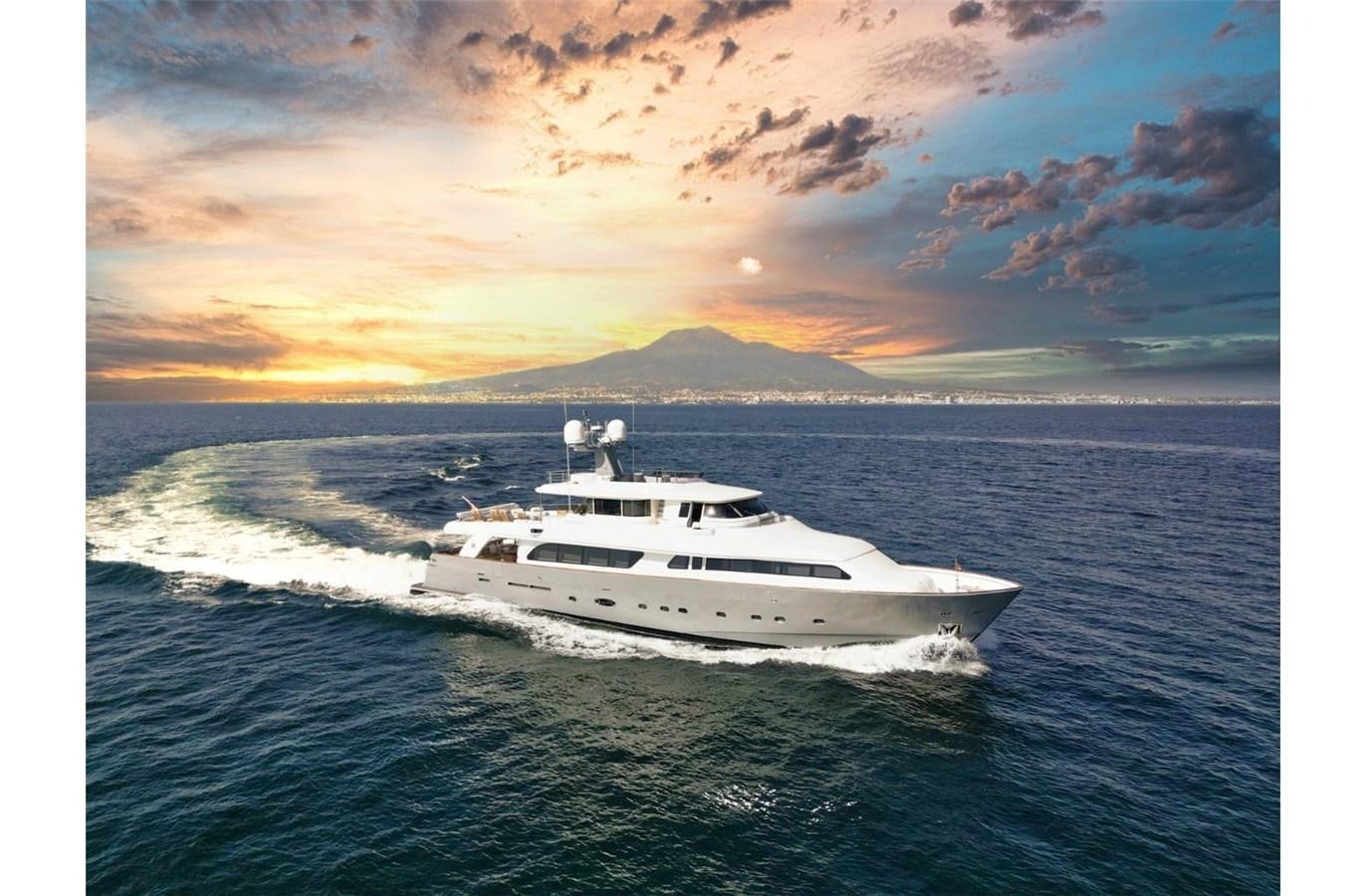 a white yacht in the water aboard ZIACANAIA Yacht for Sale
