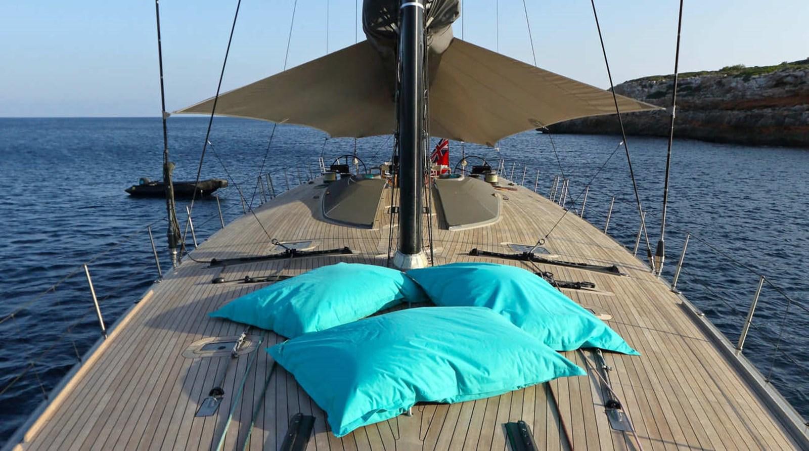 a boat on the water aboard SPIRIT OF MALOUEN X Yacht for Sale