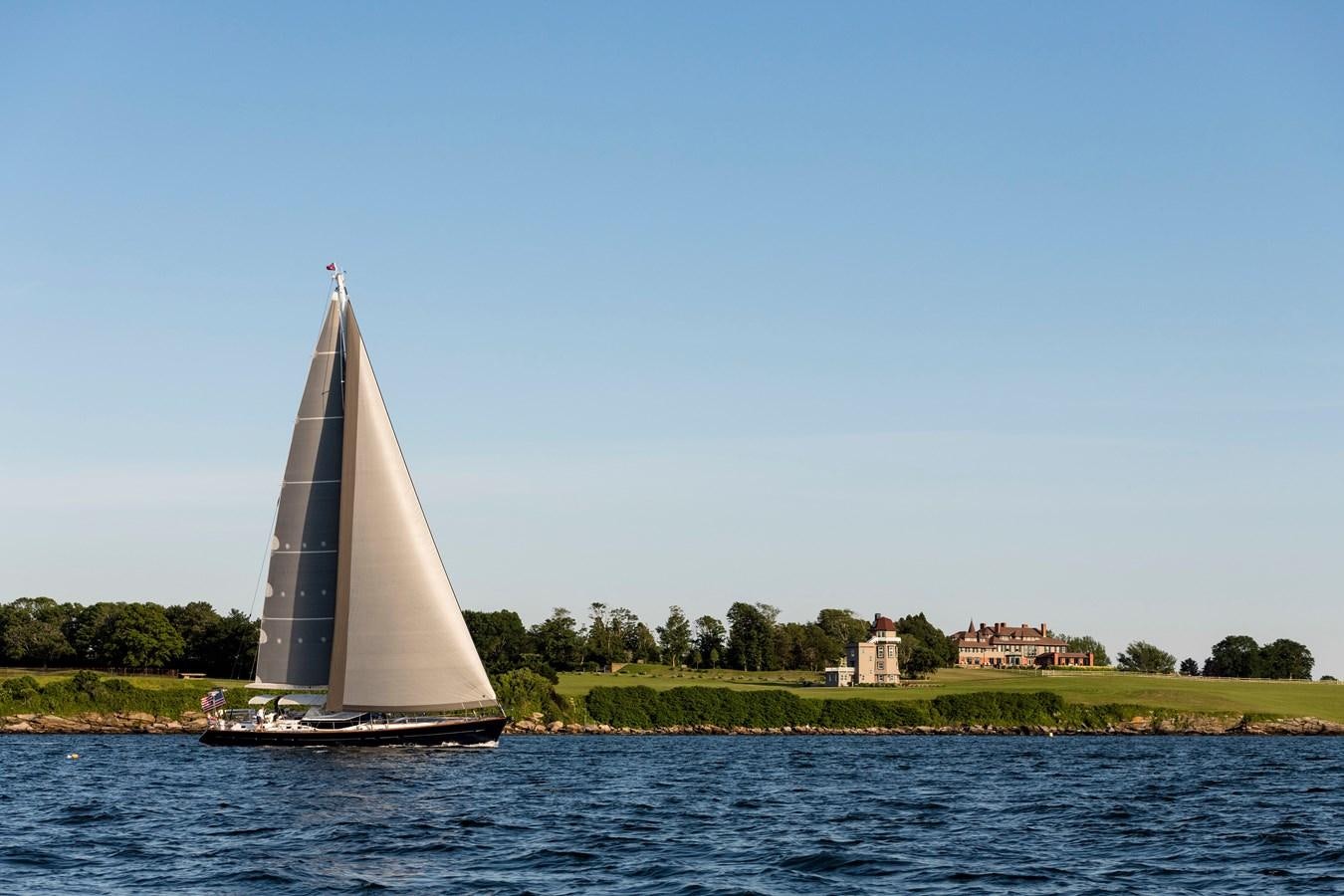 a sailboat on the water aboard RAVENCLAW Yacht for Sale