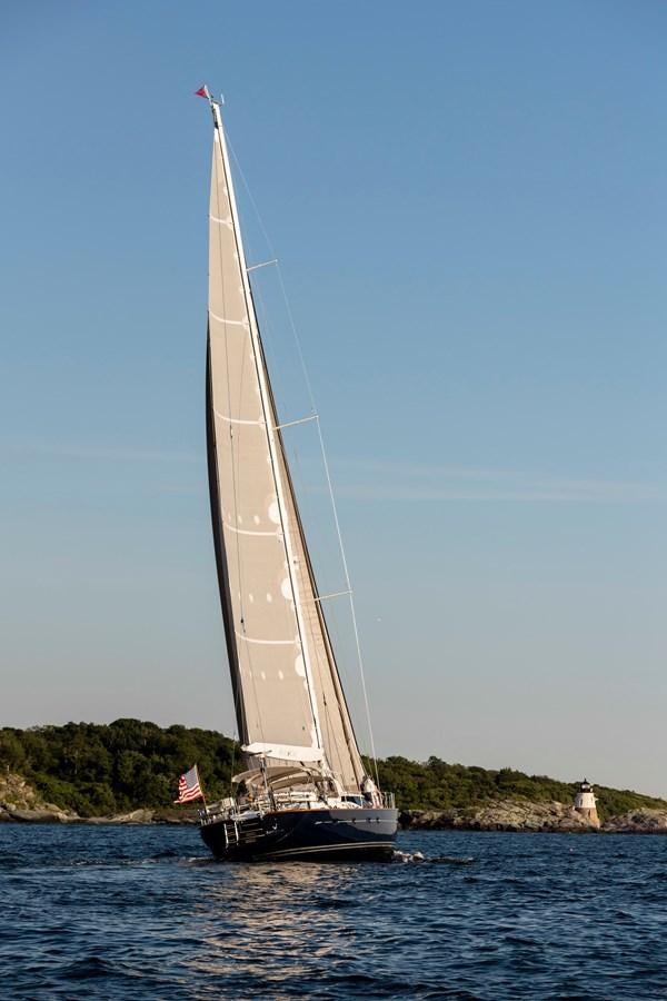 a sailboat on the water aboard RAVENCLAW Yacht for Sale