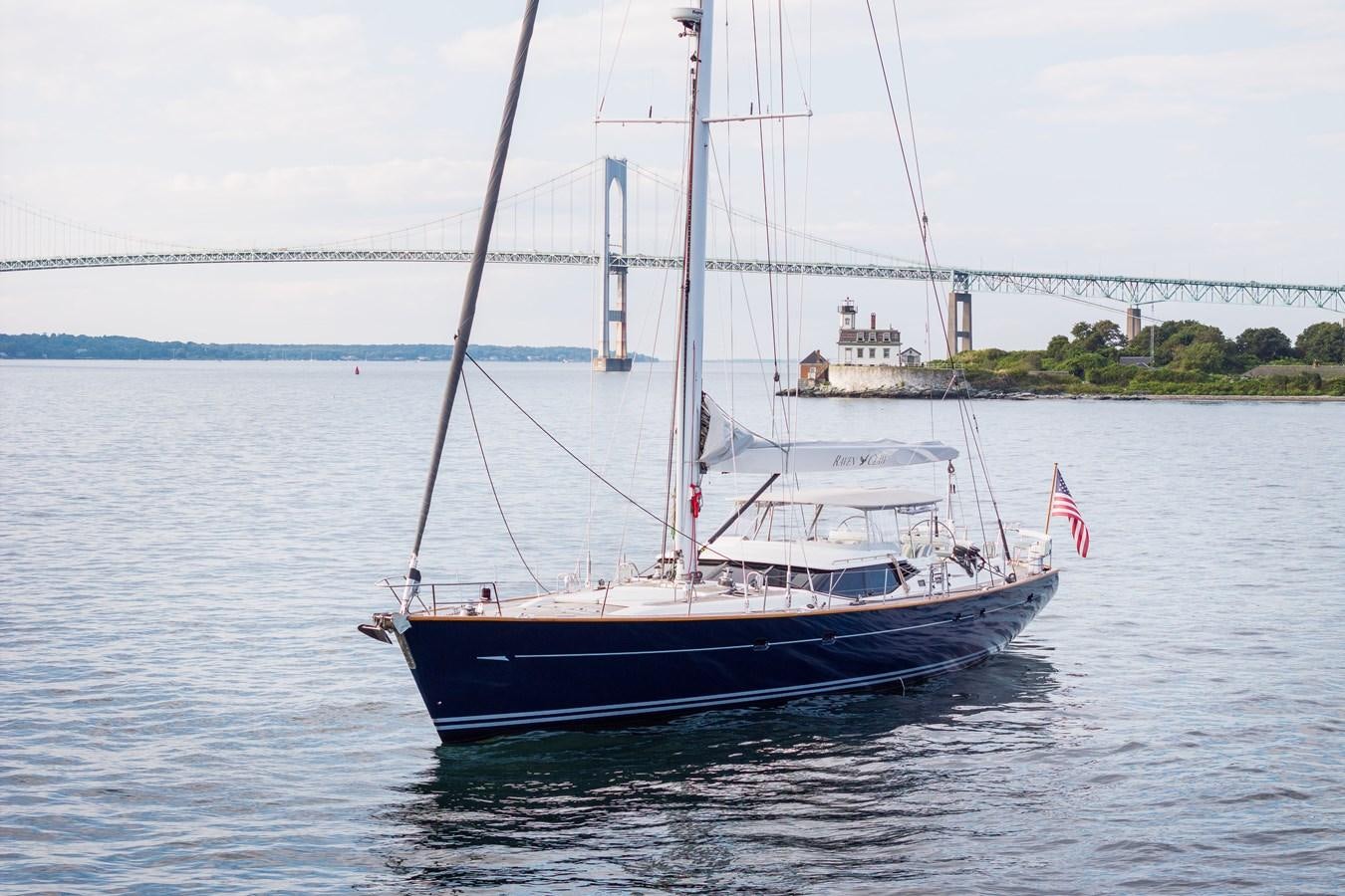 a boat on the water aboard RAVENCLAW Yacht for Sale