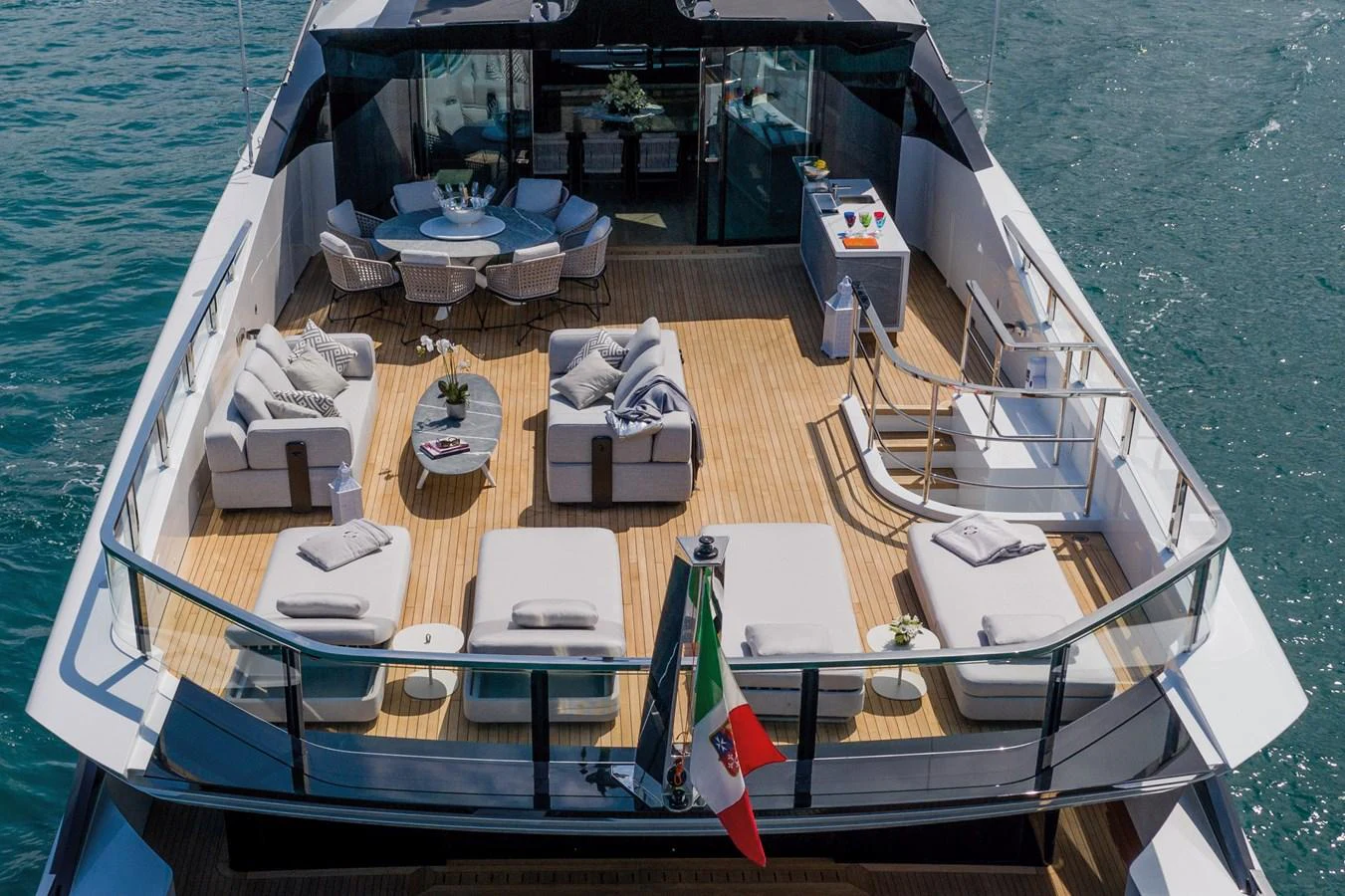 a boat on the water aboard MA Yacht for Sale