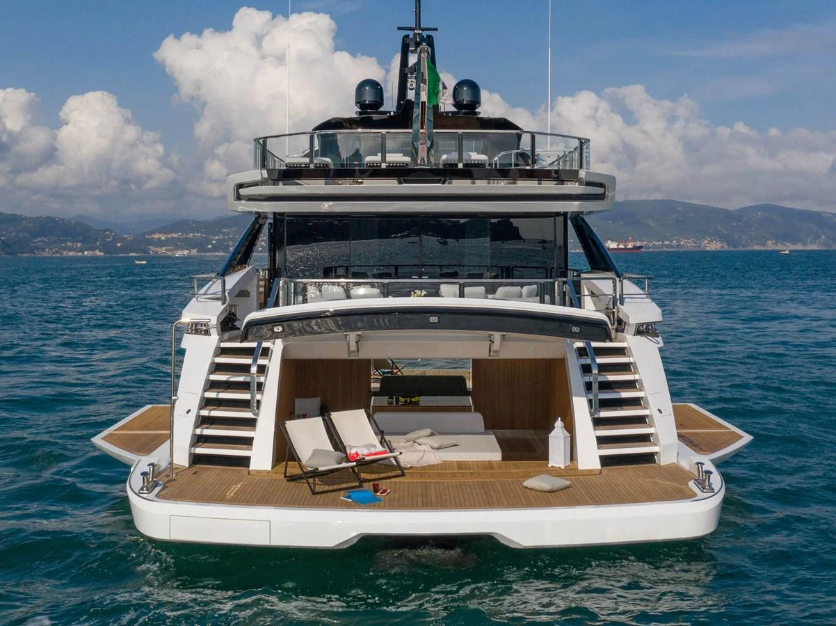a boat on the water aboard MA Yacht for Sale