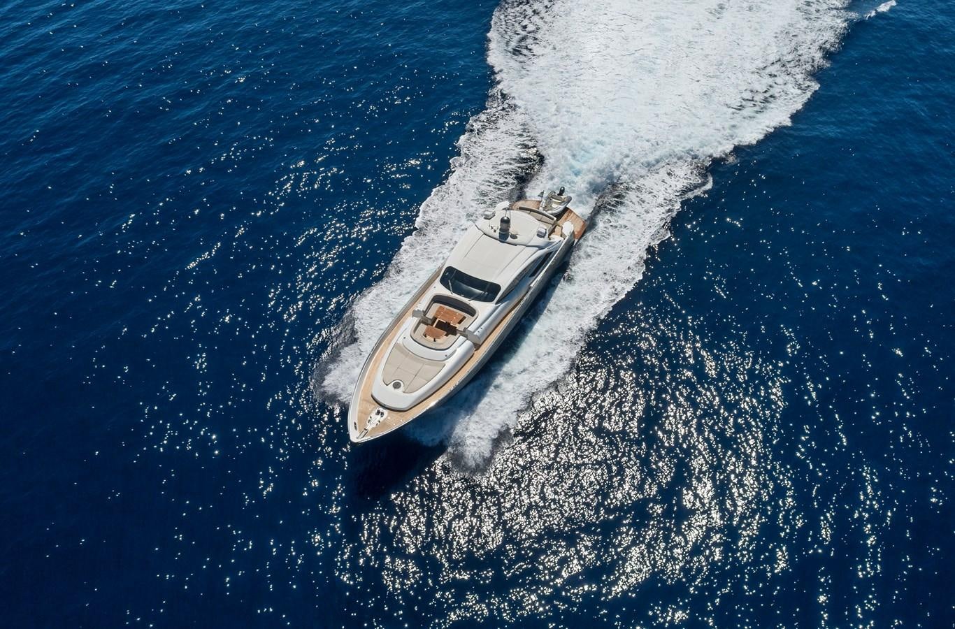 a boat in the water aboard ICE Yacht for Sale