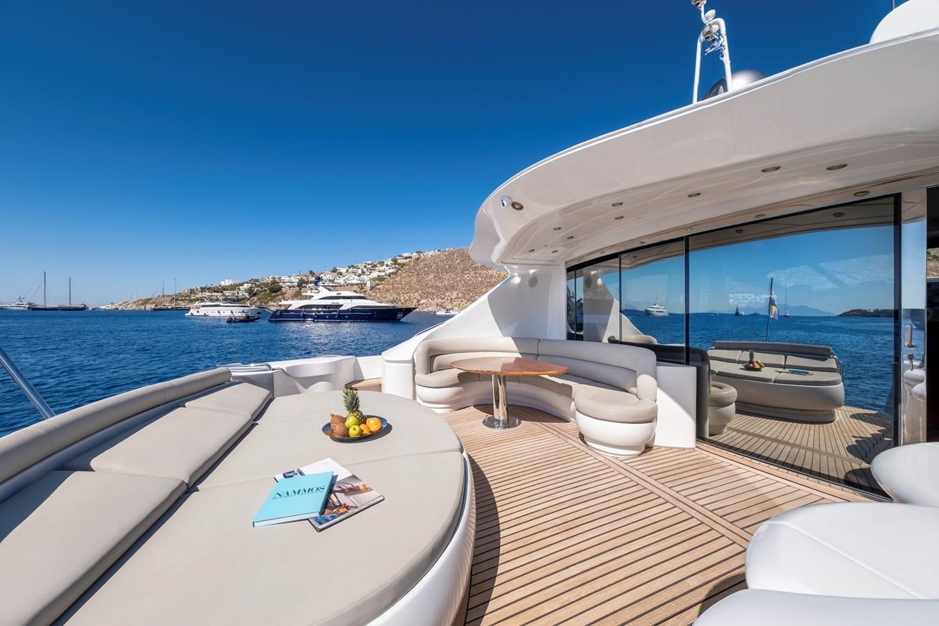 a boat on the water aboard ICE Yacht for Sale
