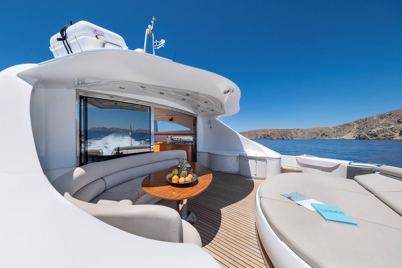 a boat on a boat aboard ICE Yacht for Sale
