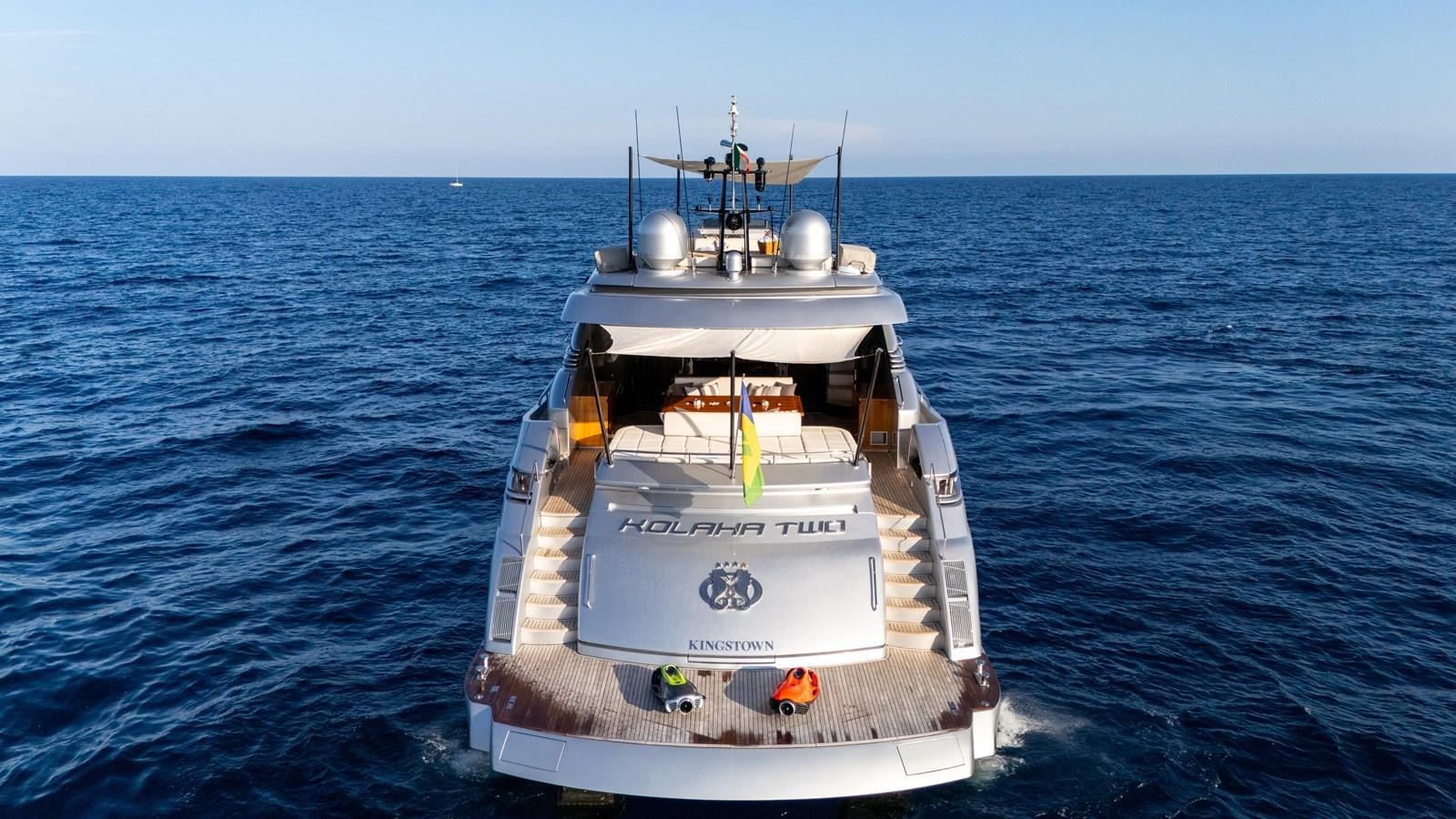 a boat in the water aboard KOLAHA TWO Yacht for Sale
