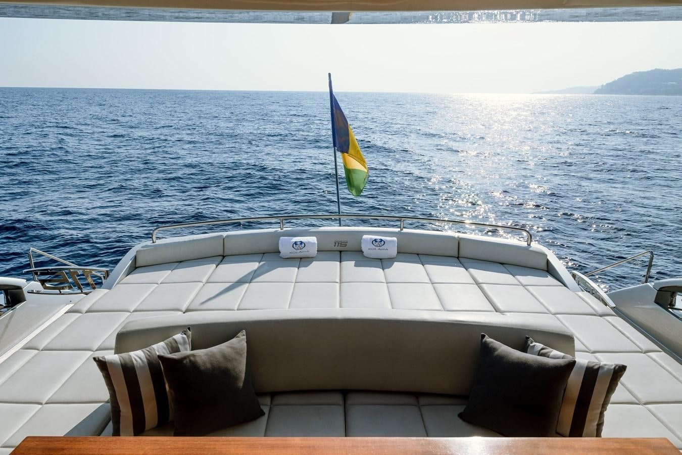 a boat on the water aboard KOLAHA TWO Yacht for Sale