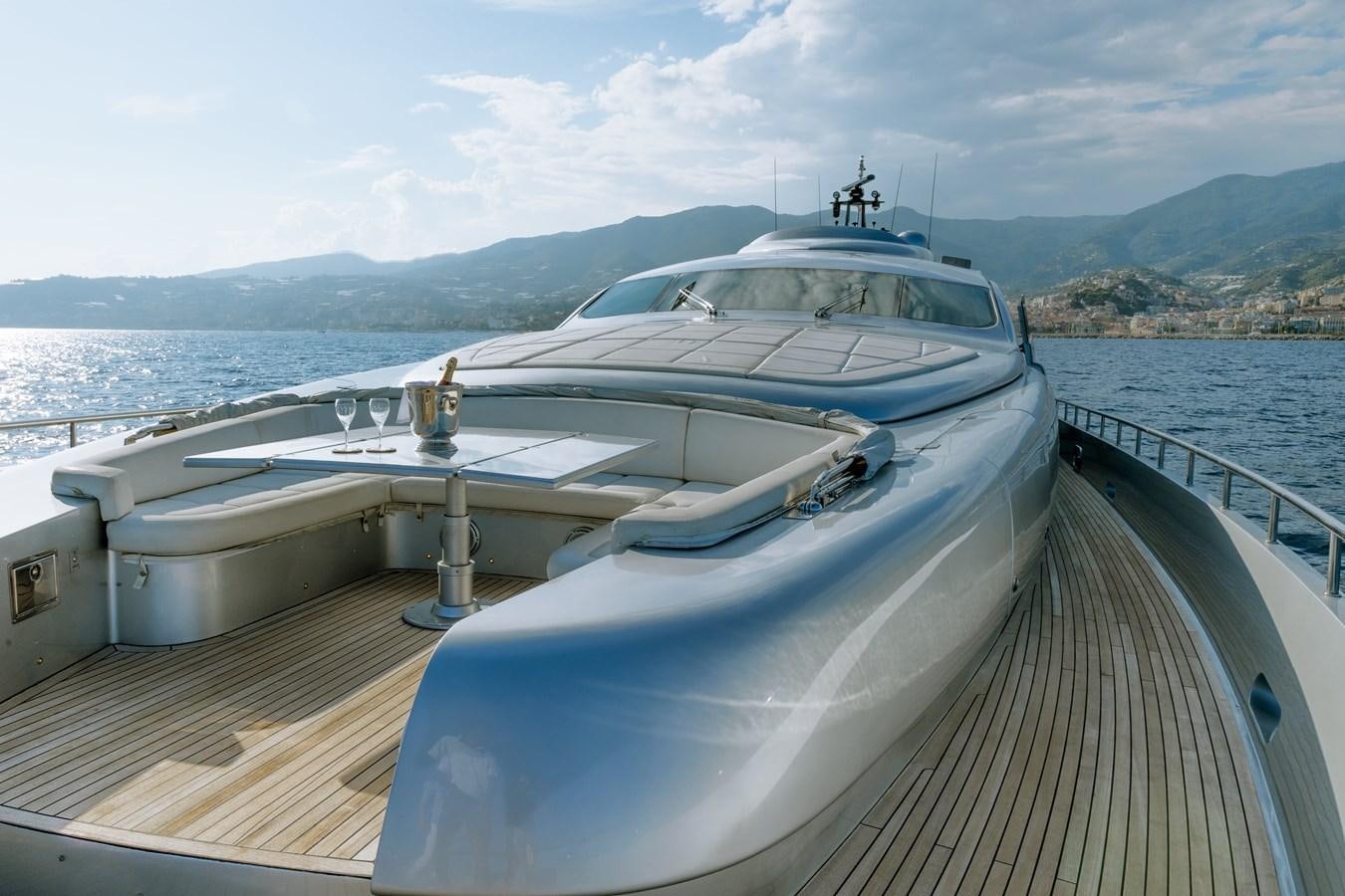 a boat on a boat aboard KOLAHA TWO Yacht for Sale