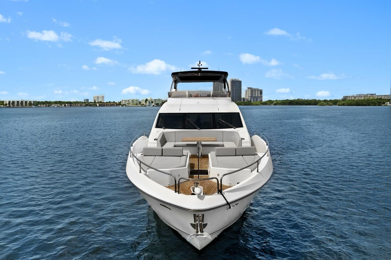a boat in the water aboard MILAMO Yacht for Sale