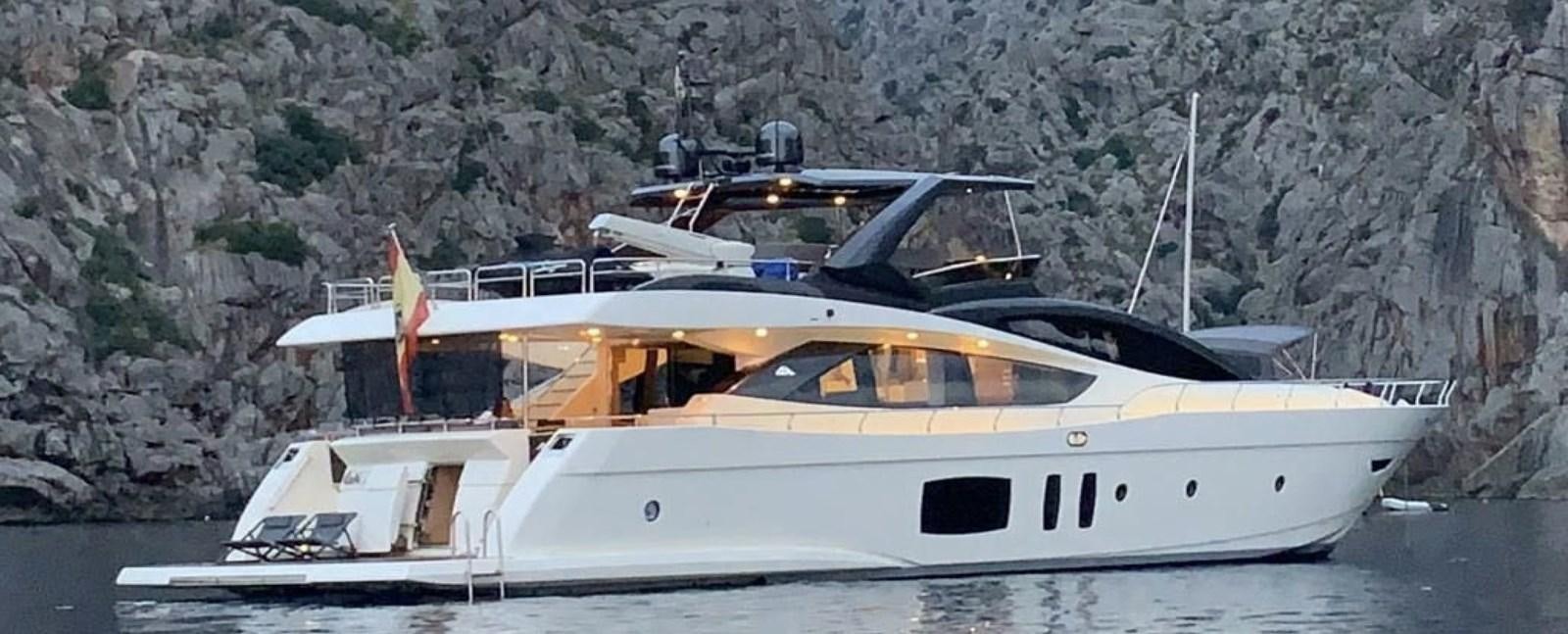 a boat in the water aboard BYSCAINE Yacht for Sale