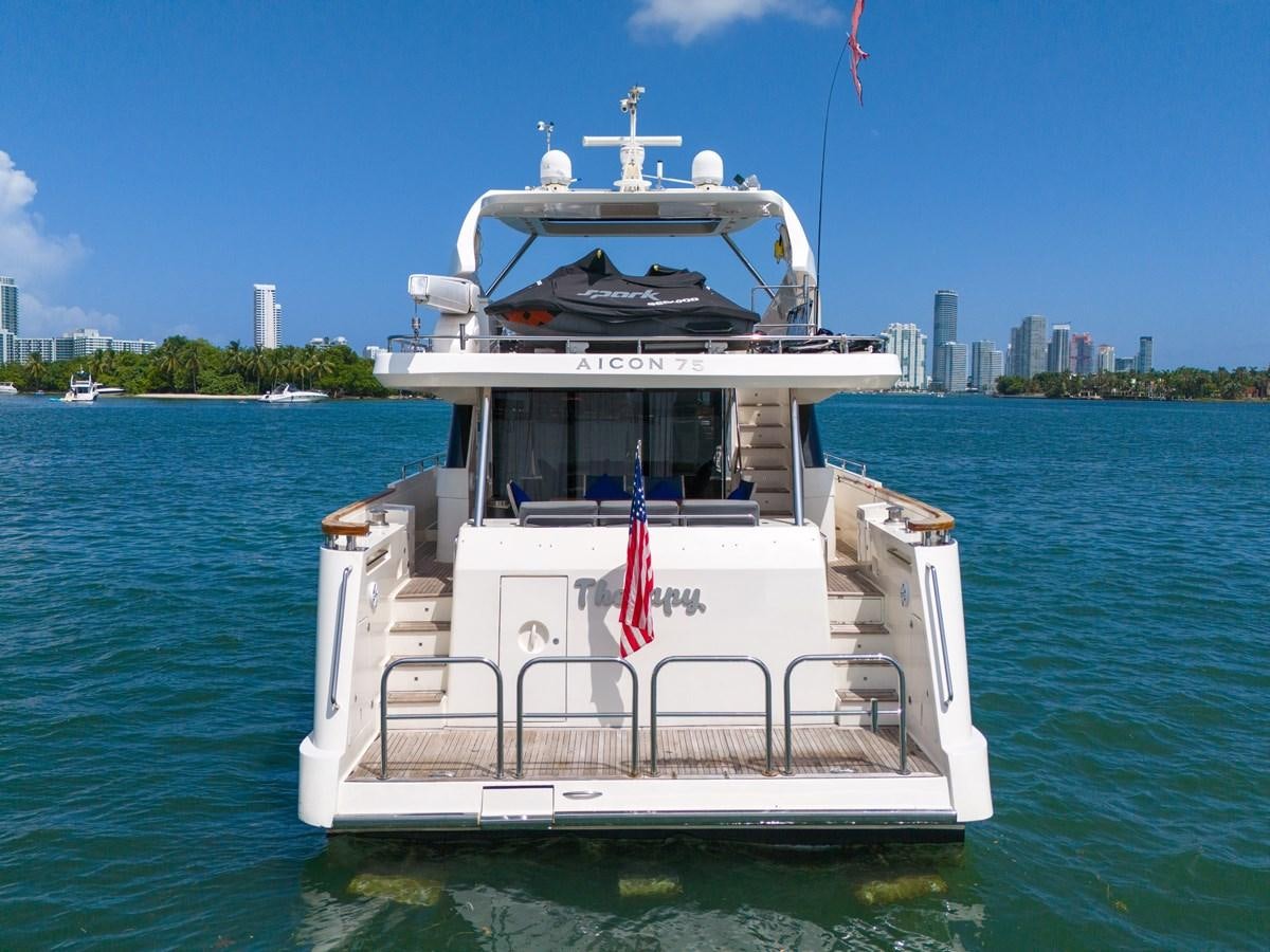 a large boat in the water aboard AICON 85 Yacht for Sale