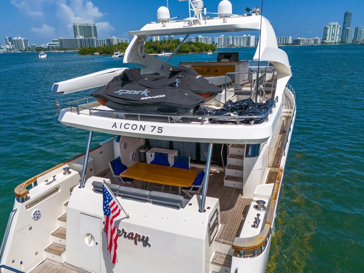 a boat on the water aboard AICON 85 Yacht for Sale