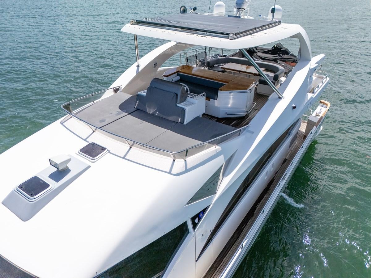a boat on the water aboard AICON 85 Yacht for Sale