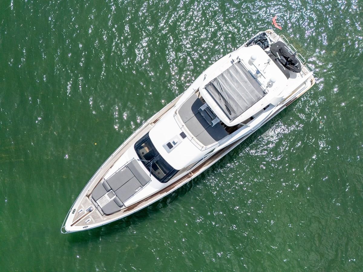 a boat in the water aboard AICON 85 Yacht for Sale
