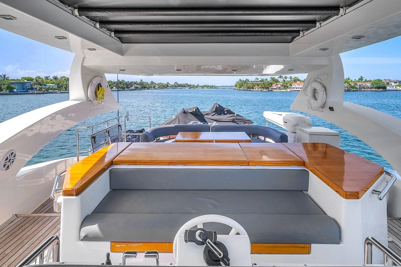 a boat on the water aboard AICON 85 Yacht for Sale