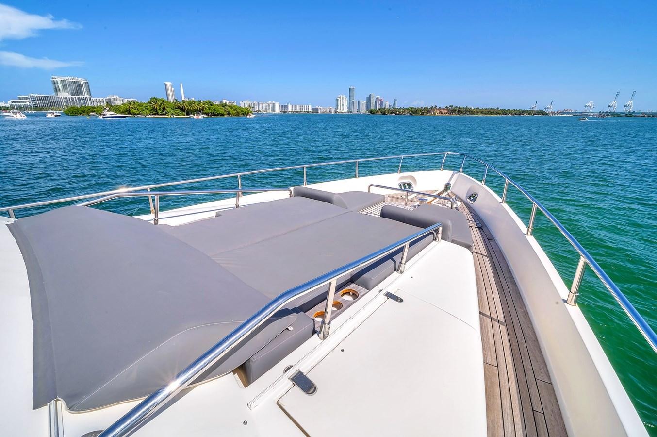 a boat on the water aboard AICON 85 Yacht for Sale