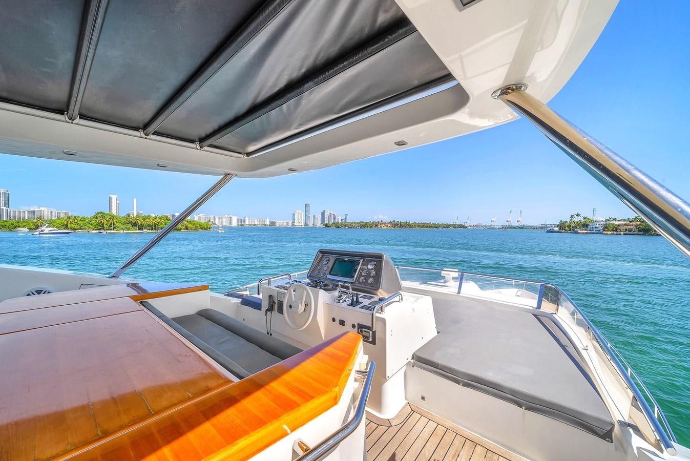 a boat on the water aboard AICON 85 Yacht for Sale