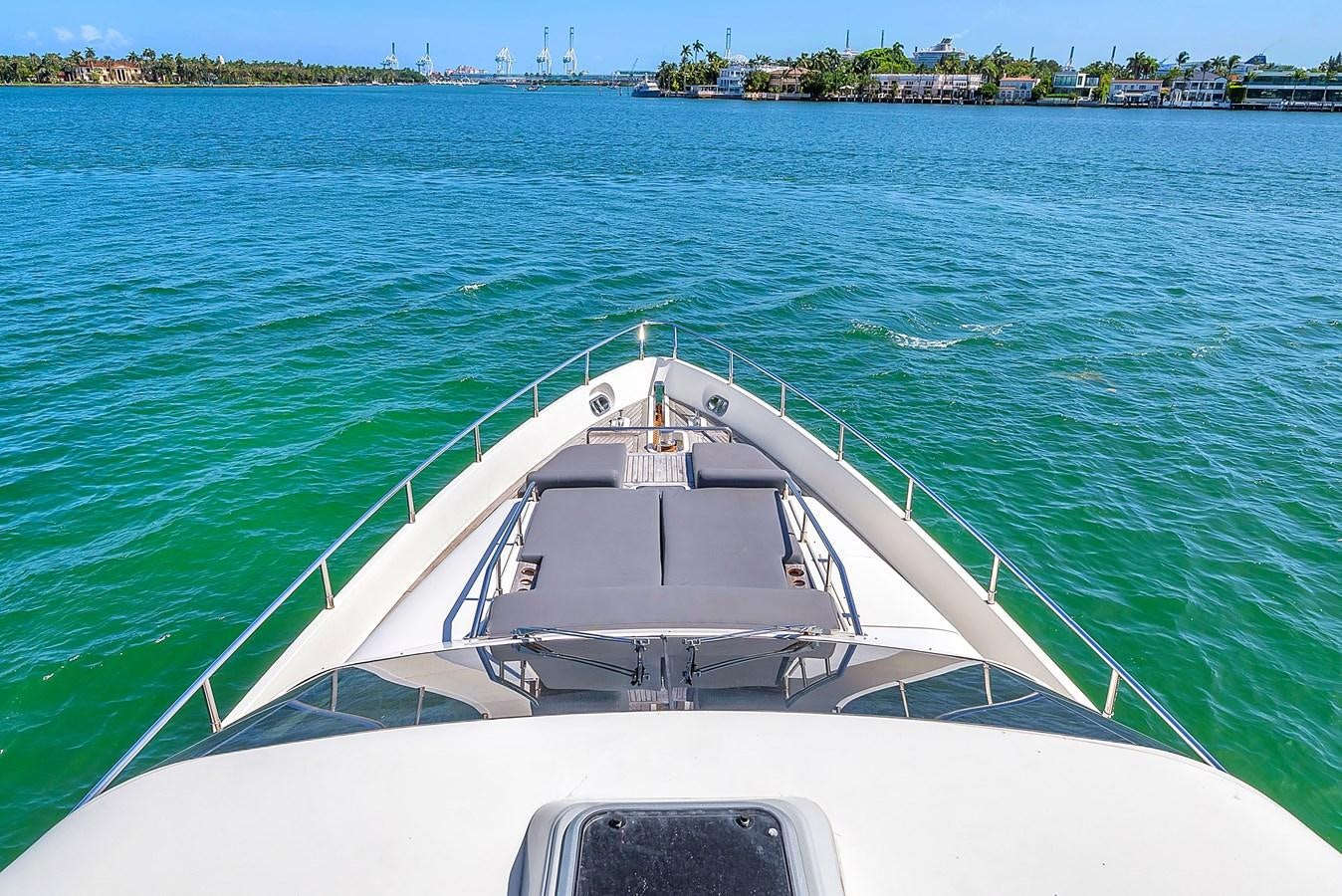 a boat on the water aboard AICON 85 Yacht for Sale