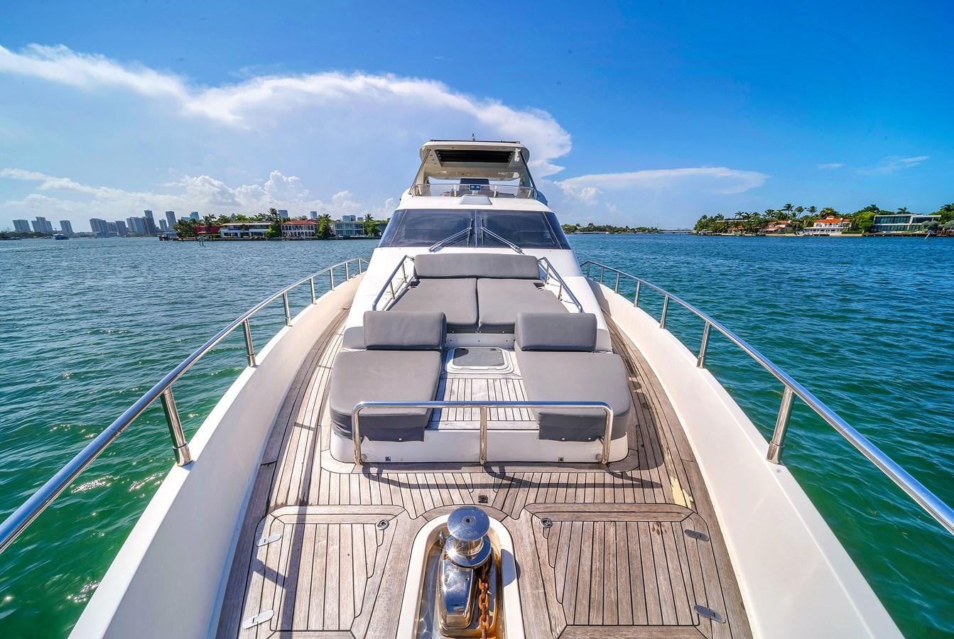 a boat on the water aboard AICON 85 Yacht for Sale