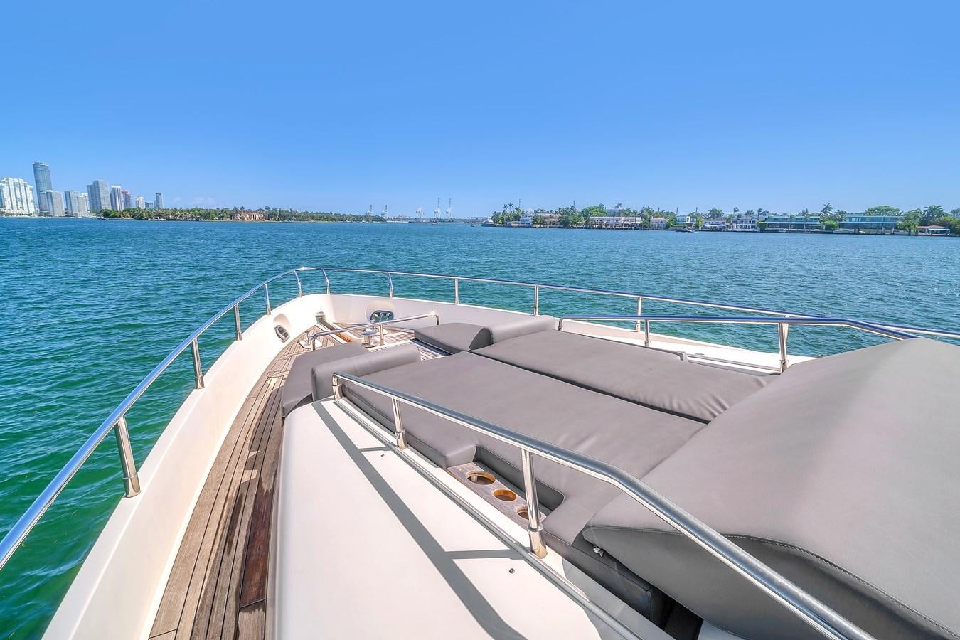 a boat on the water aboard AICON 85 Yacht for Sale