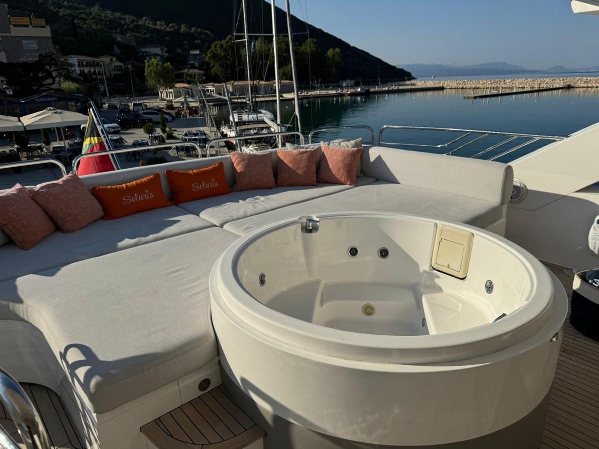 a boat on the water aboard SOLARIS Yacht for Sale