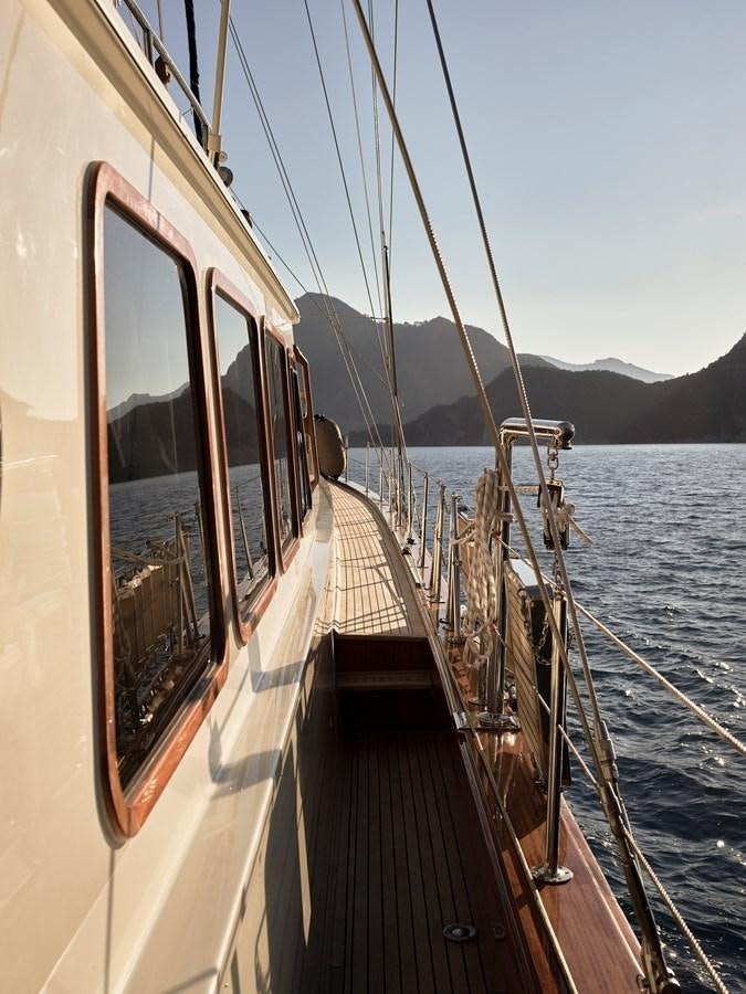 a boat on the water aboard KAFTAN Yacht for Sale