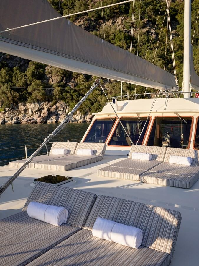 a boat on the water aboard KAFTAN Yacht for Sale