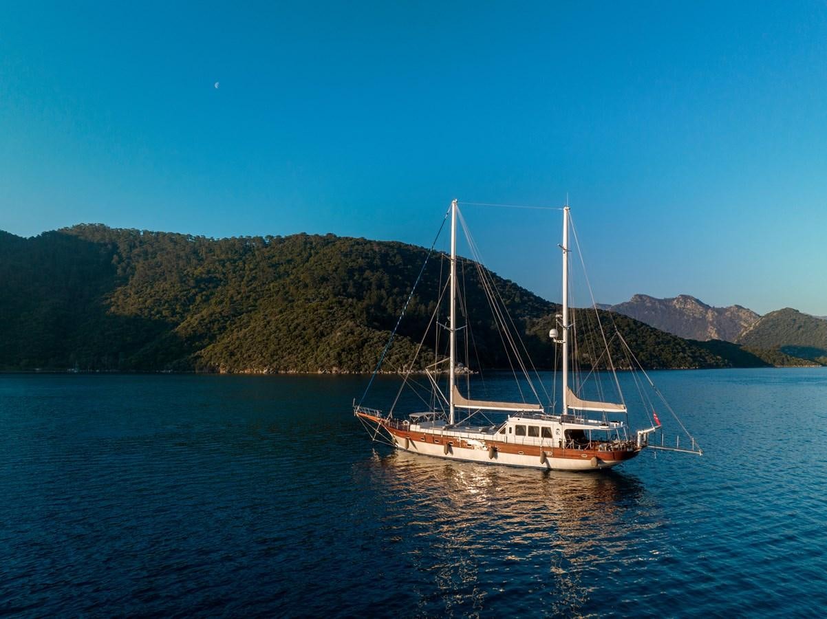a boat on the water aboard KAFTAN Yacht for Sale