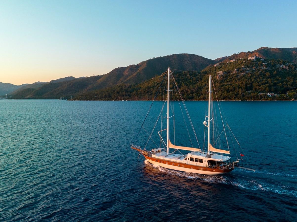 a boat in the water aboard KAFTAN Yacht for Sale