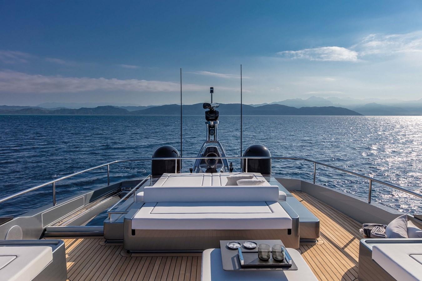 a boat on a body of water aboard RIVA FOLGORE 88/24 Yacht for Sale