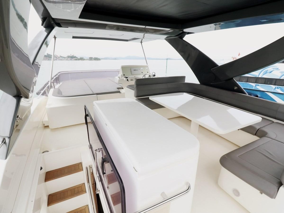 inside of a car aboard SONIA Yacht for Sale