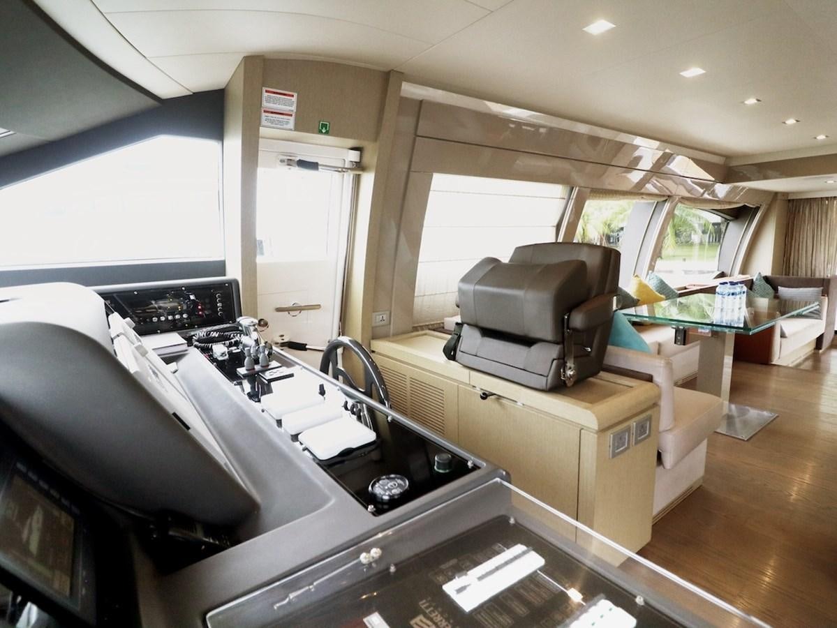 a kitchen with a sink and a large oven aboard SONIA Yacht for Sale