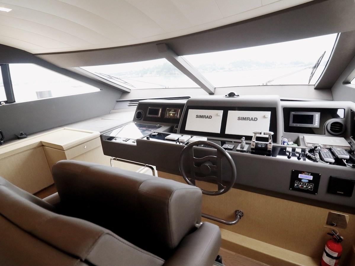 inside of a car aboard SONIA Yacht for Sale