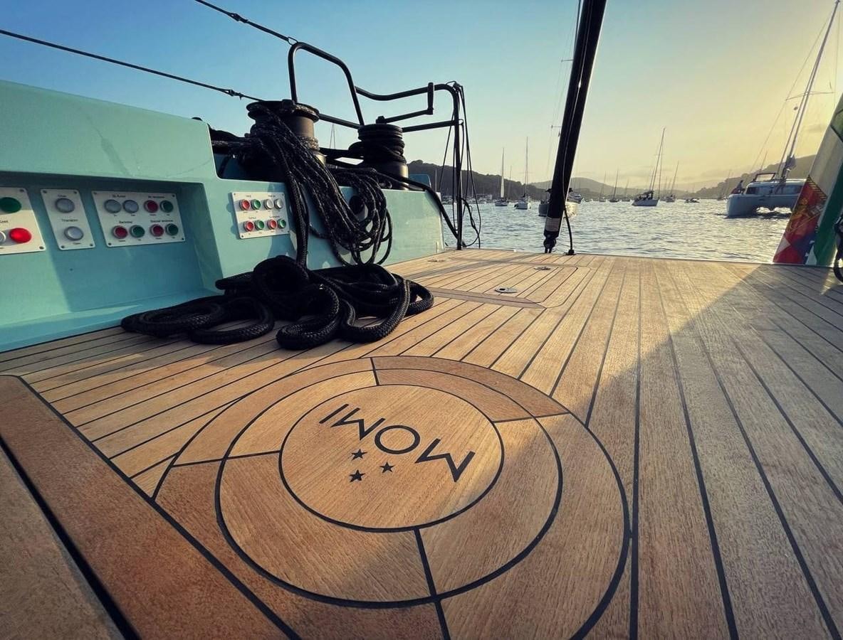 a boat on the water aboard MOMI Yacht for Sale