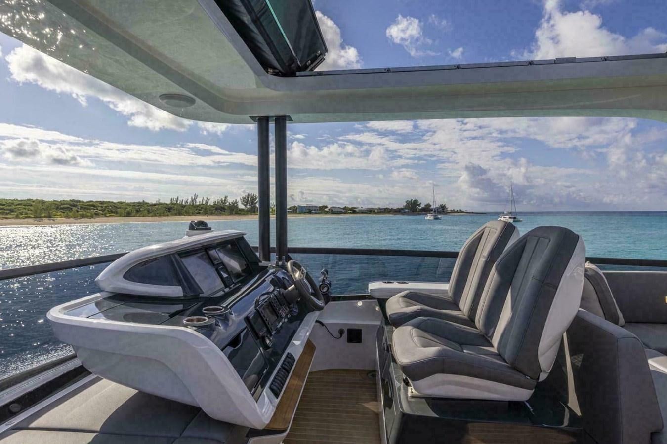 a boat on the water aboard PEARL 72 INDULGENCE Yacht for Sale