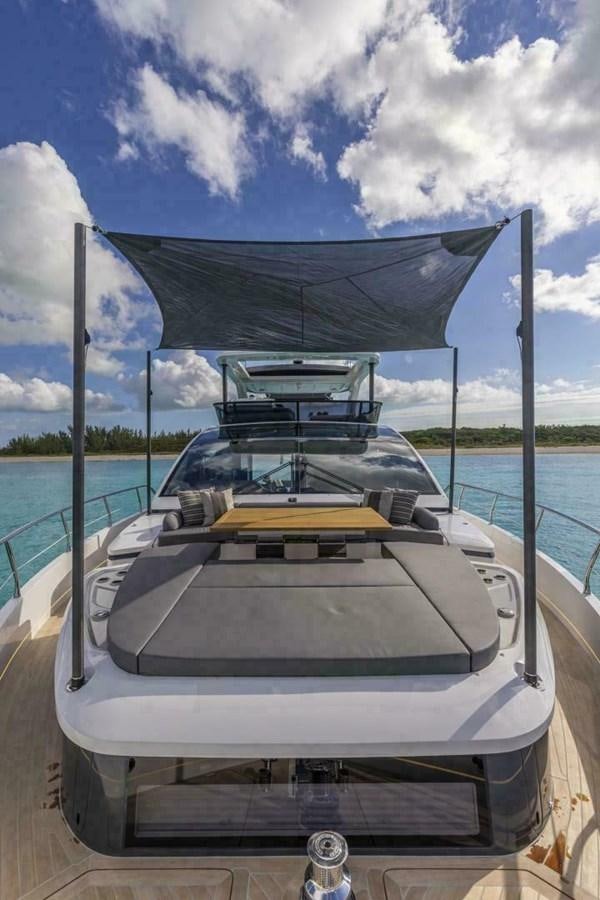 a boat on the water aboard PEARL 72 INDULGENCE Yacht for Sale