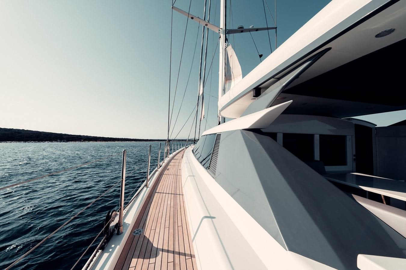 a boat on the water aboard JASMINA III Yacht for Sale