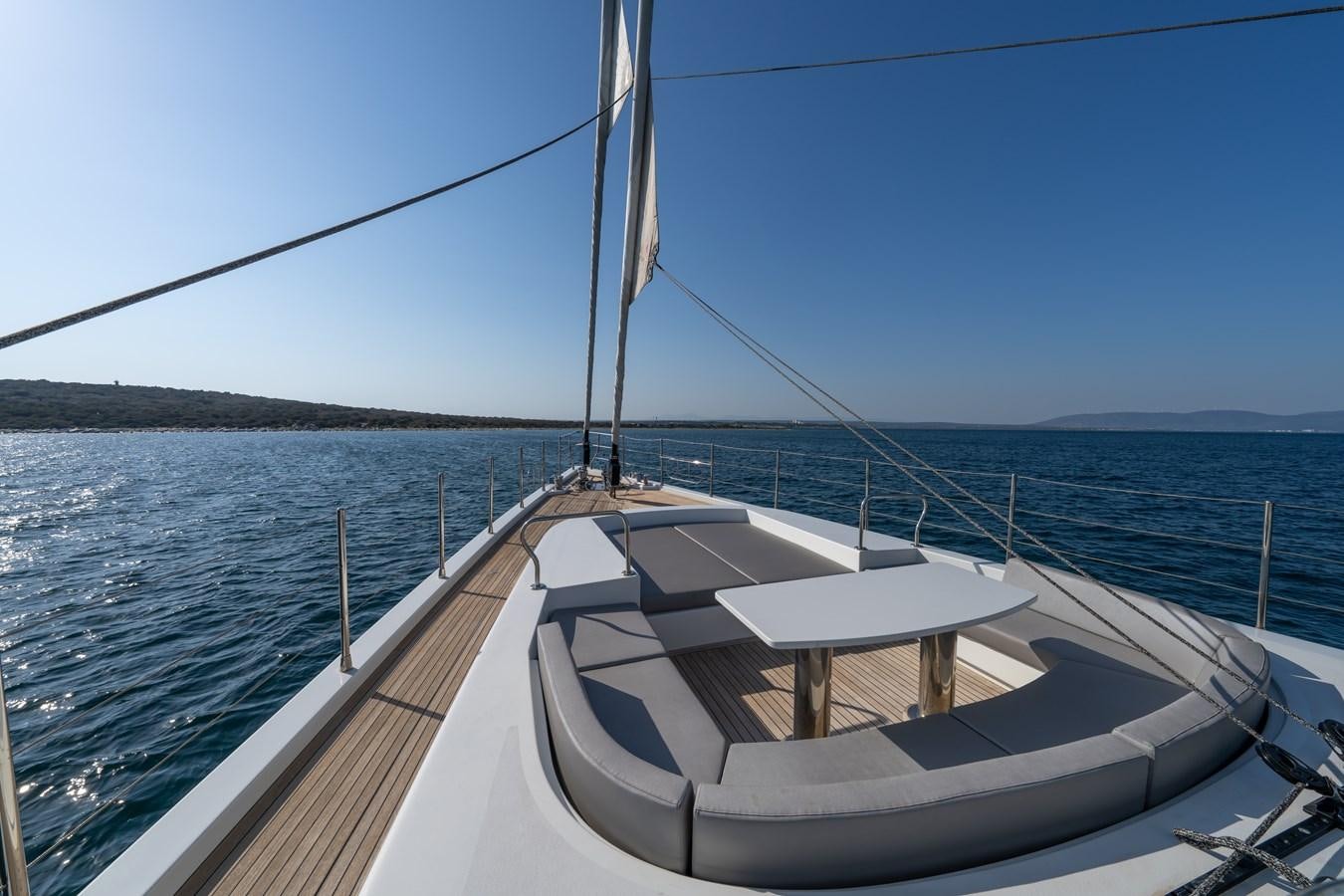 a boat on the water aboard JASMINA III Yacht for Sale