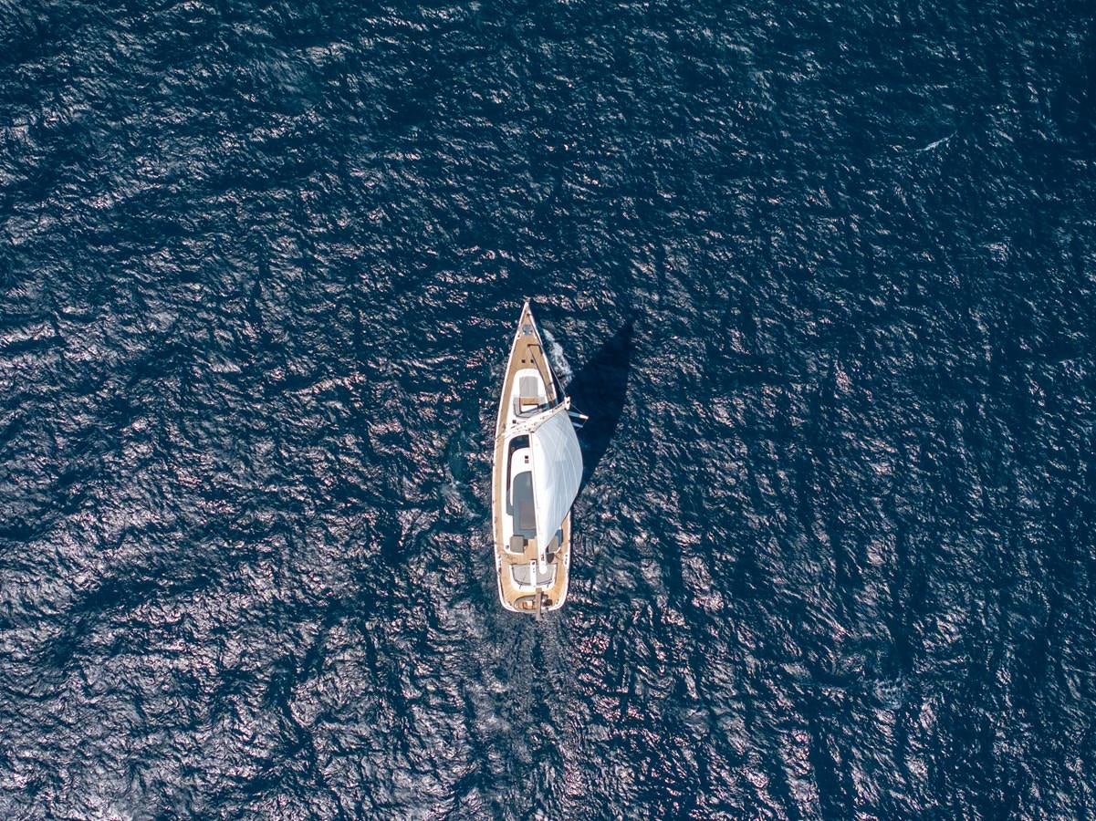 a space shuttle on a blue surface aboard JASMINA III Yacht for Sale