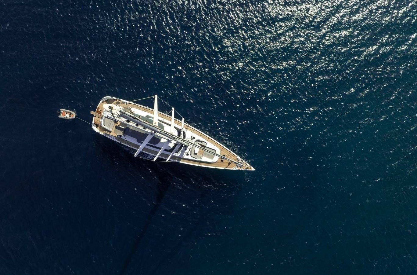a boat in the water aboard JASMINA III Yacht for Sale