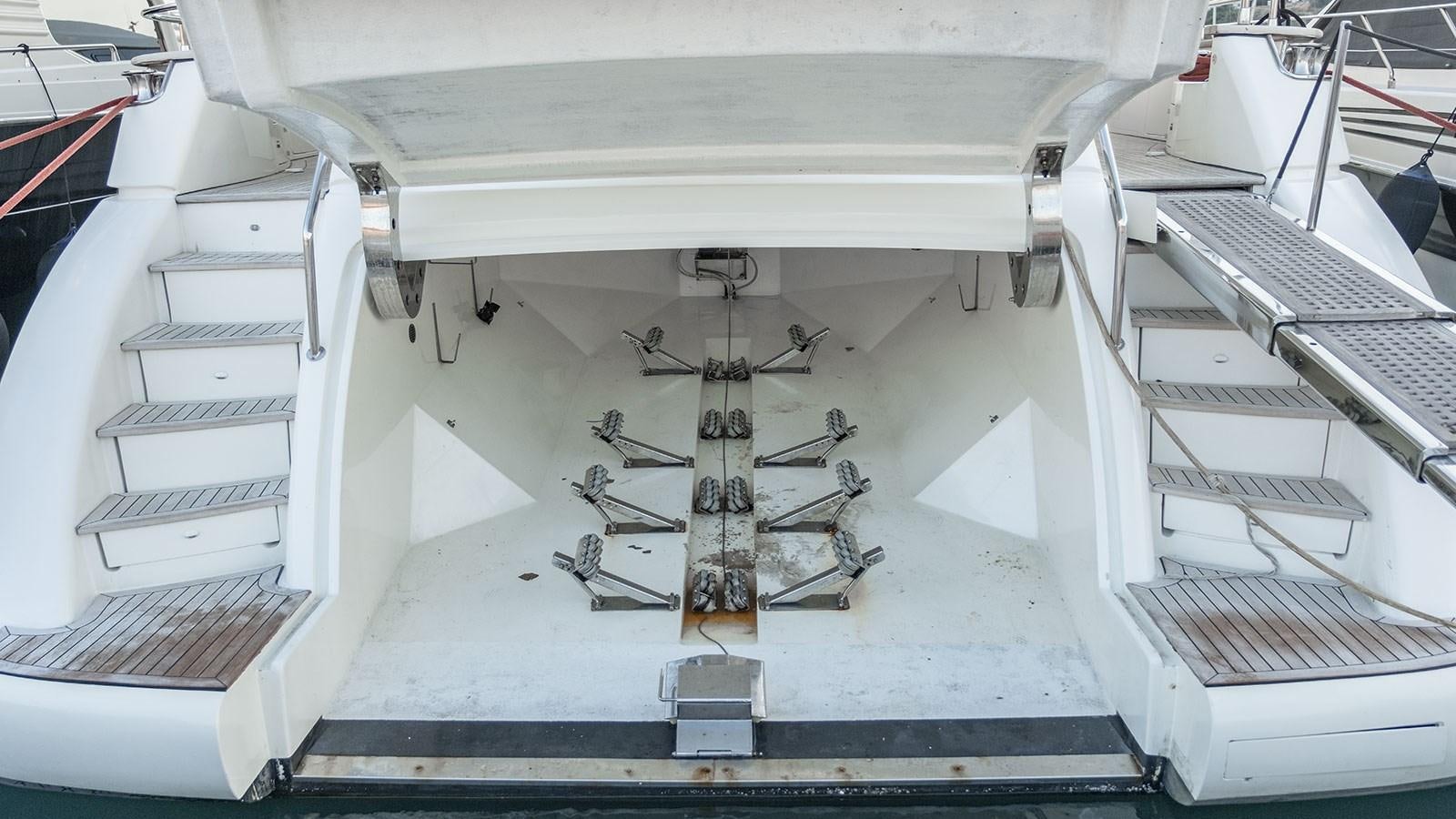 a machine on the white cover aboard TITAN Yacht for Sale