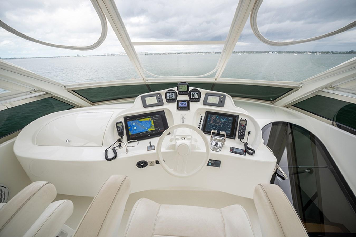 inside of a plane aboard BODACIOUS VI Yacht for Sale