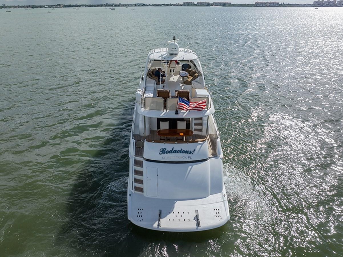 a boat on the water aboard BODACIOUS VI Yacht for Sale