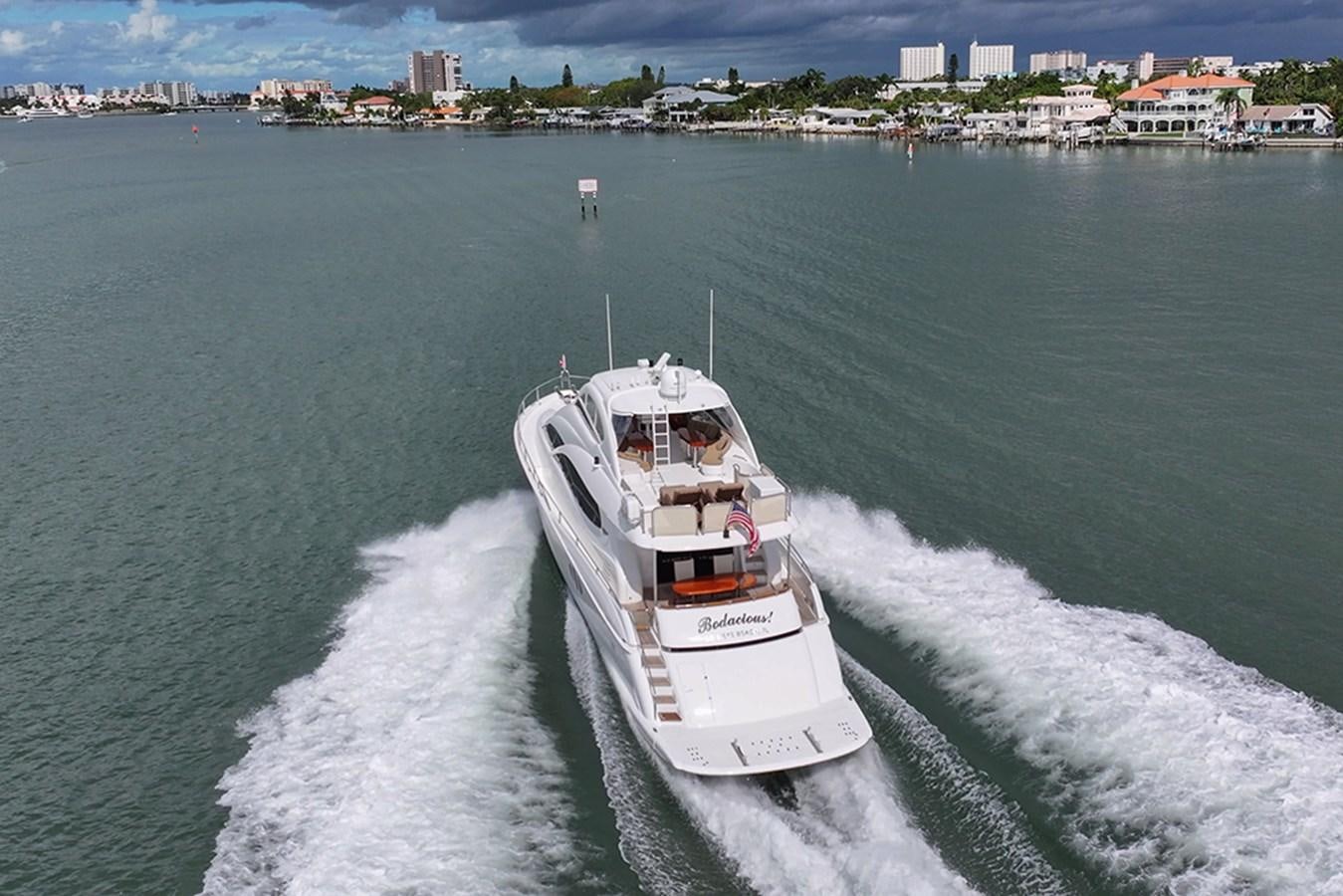 a boat on the water aboard BODACIOUS VI Yacht for Sale