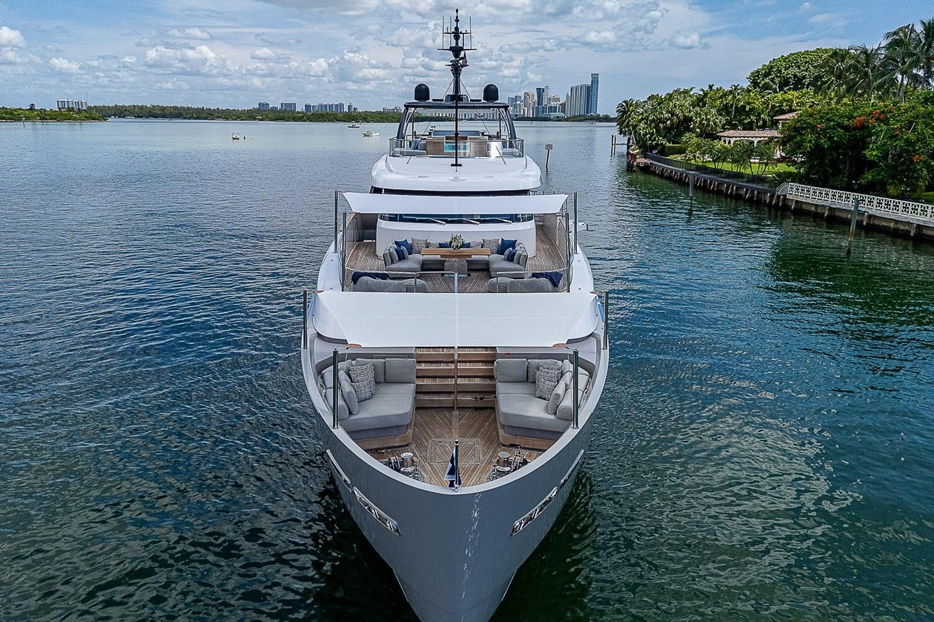 a boat in the water aboard F 118 Yacht for Sale