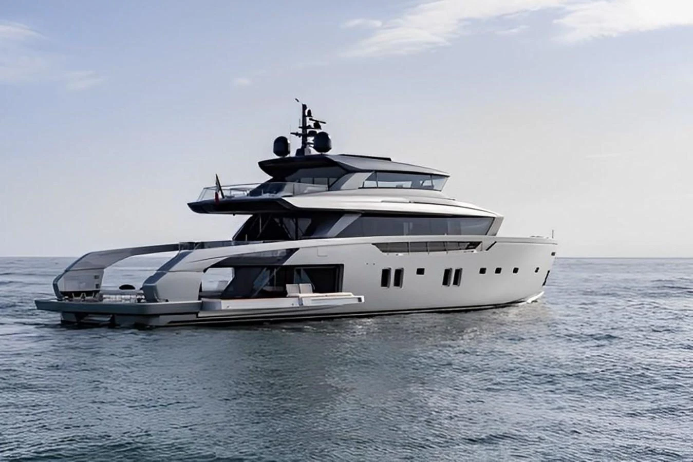 a boat in the water aboard ALMAX Yacht for Sale
