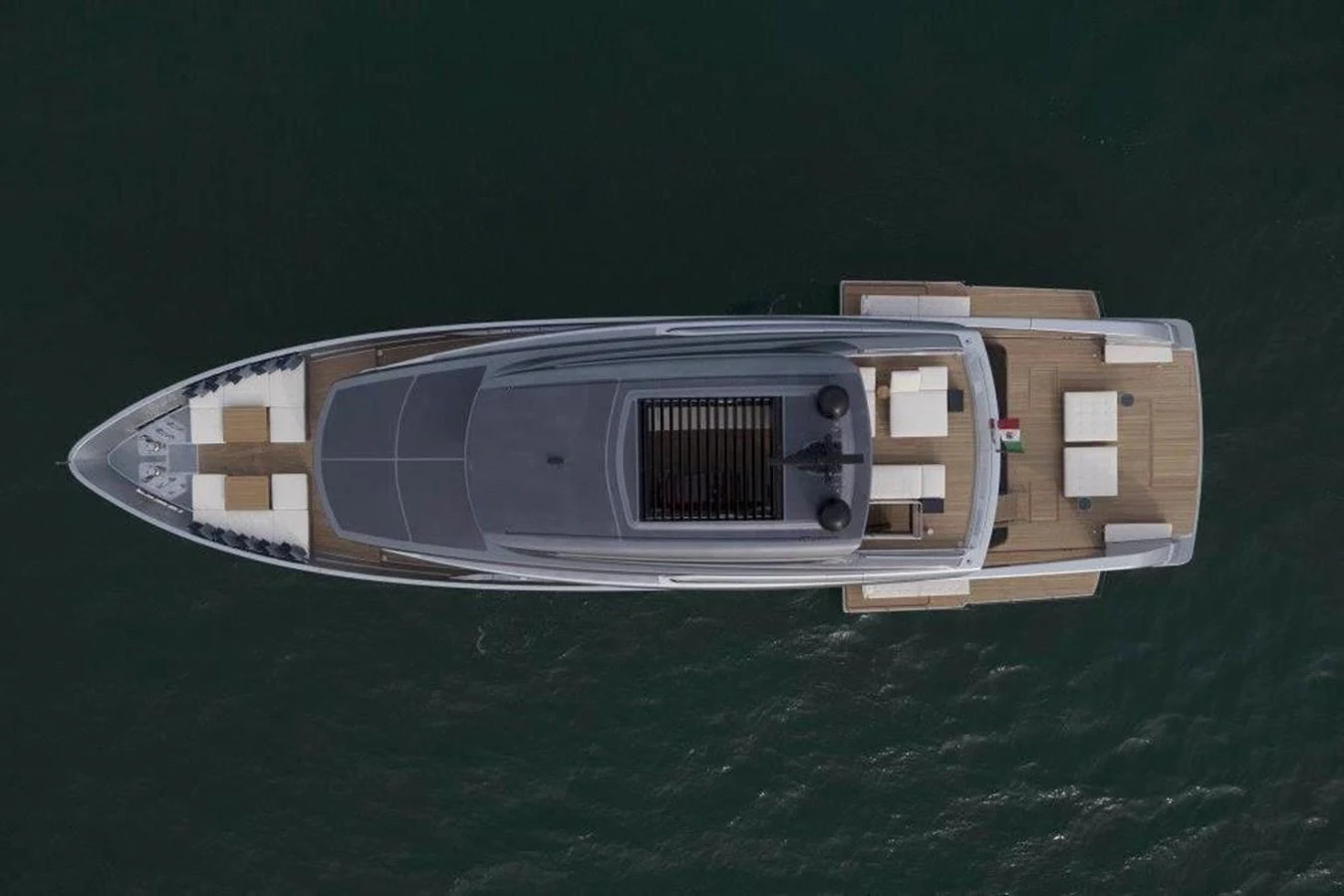 a white and black object aboard ALMAX Yacht for Sale